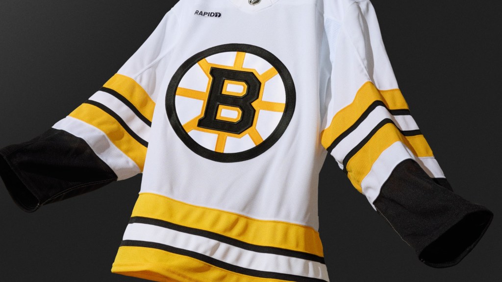 Boston Bruins road jersey